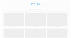 Desktop Screenshot of mosaicfilms.com
