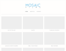 Tablet Screenshot of mosaicfilms.com